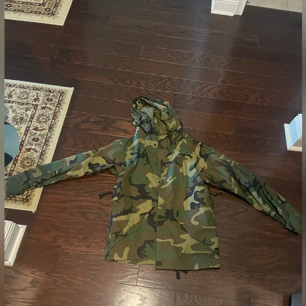 Men’s Camouflage Cold Weather Parka, Size: Small/Short